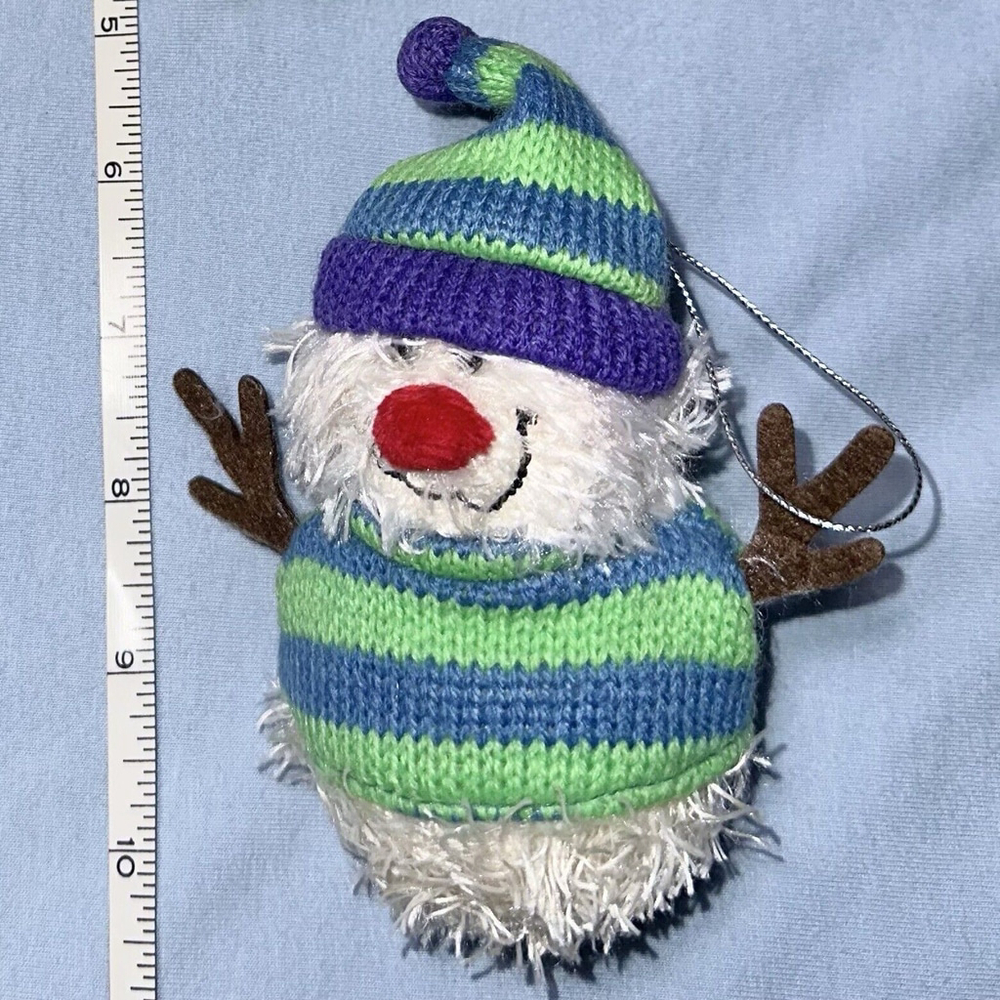Vintage Hallmark Winter Wobbler Snowman Christmas Ornament - Picture 3 of 4